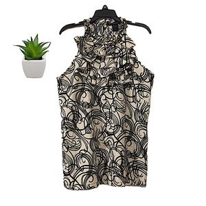 St. Tropez Ruffle Halter Top